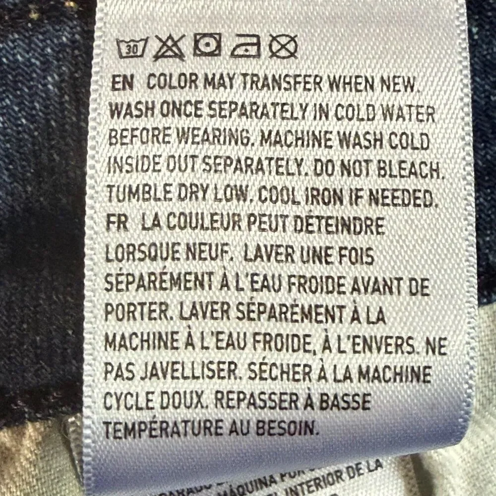 American Eagle AirFlex Athletic Straight Jeans Mens 33x32 Blue Stretch Denim